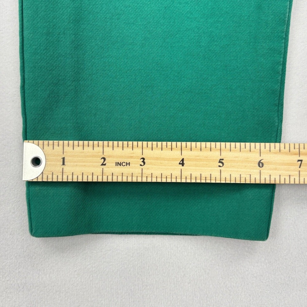 Ann Taylor Womens Size 8 Kelly Green Stretch Cotton Ankle Trousers Pants Preppy - Picture 6 of 10